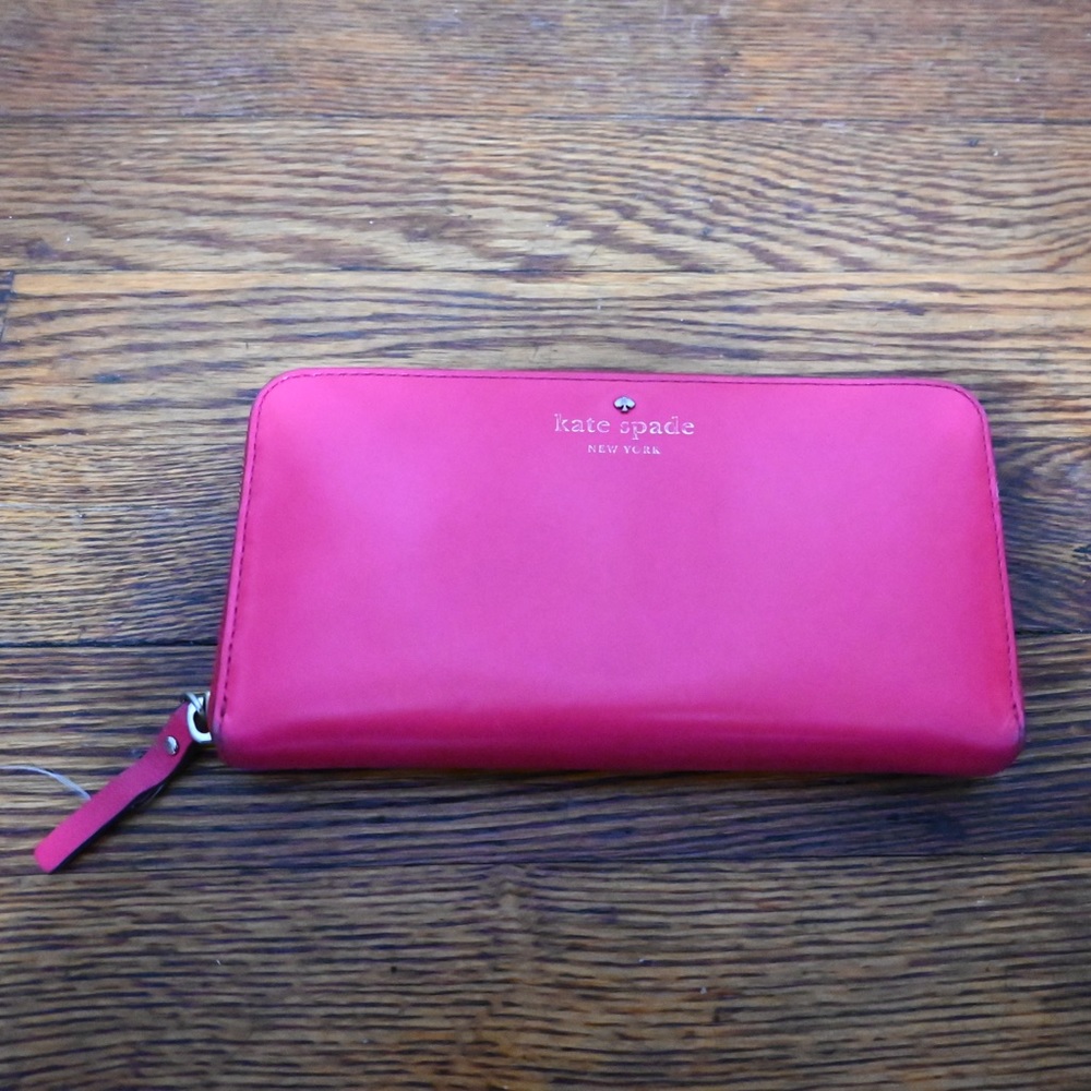 Kate Spade hot pink wallet
